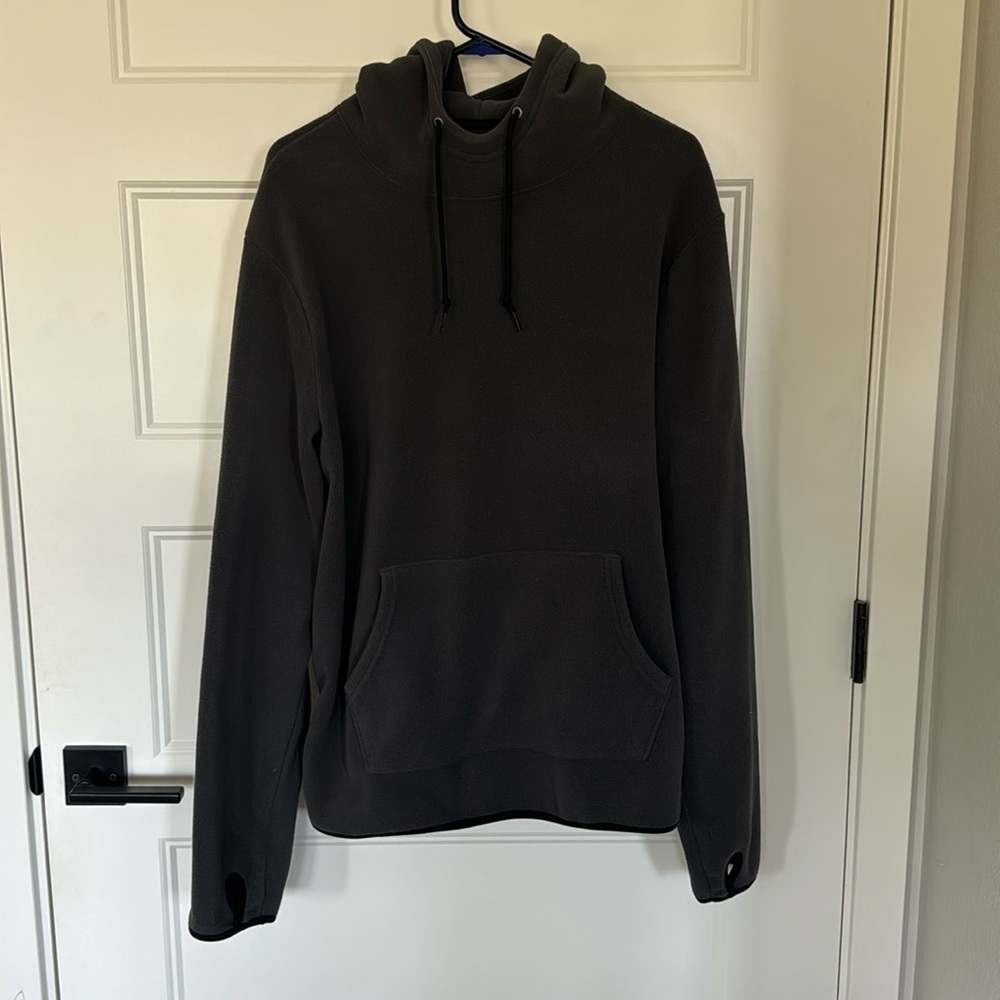 Mens Old Navy Fleece Hoodie, Size XL, Dark Grey